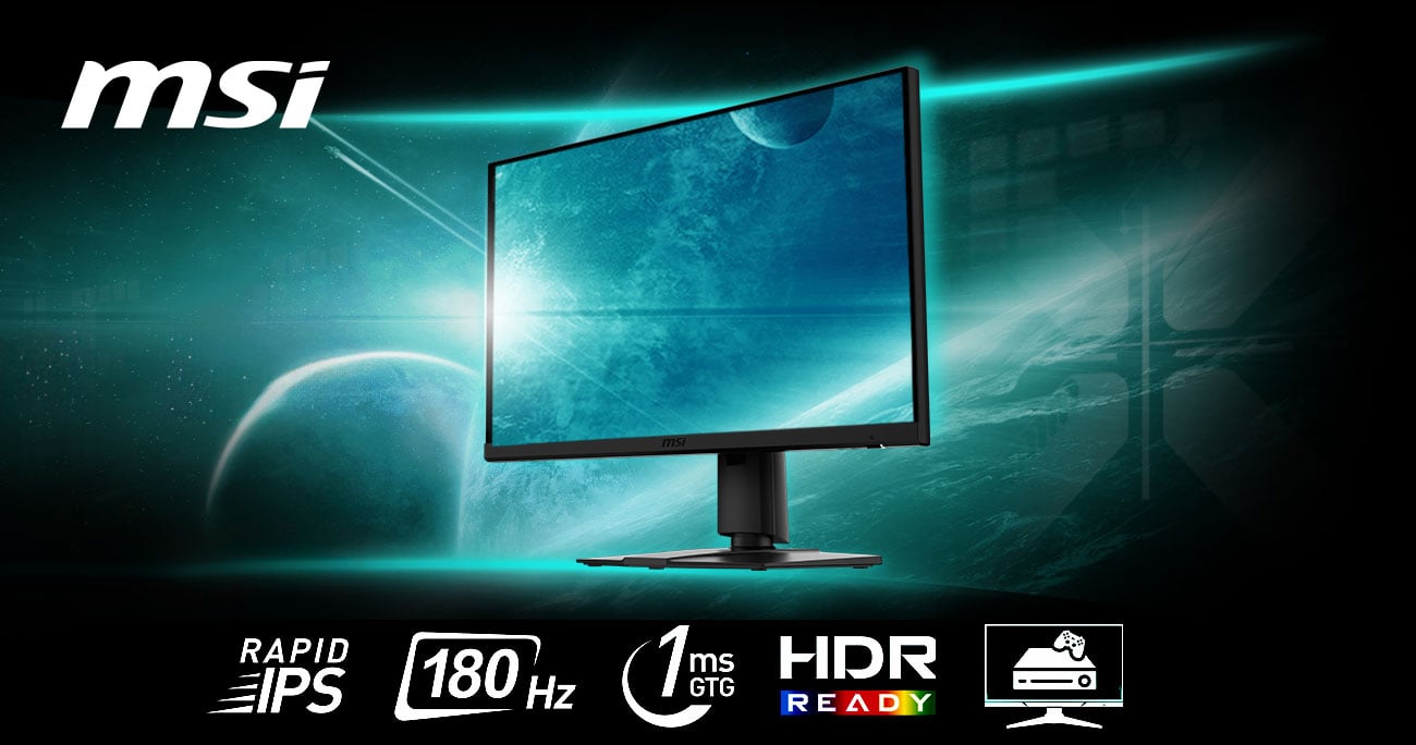 MSI 27" 180 Hz Rapid IPS WQHD Gaming Monitor 2560 x 1440 (2K) G272QPF